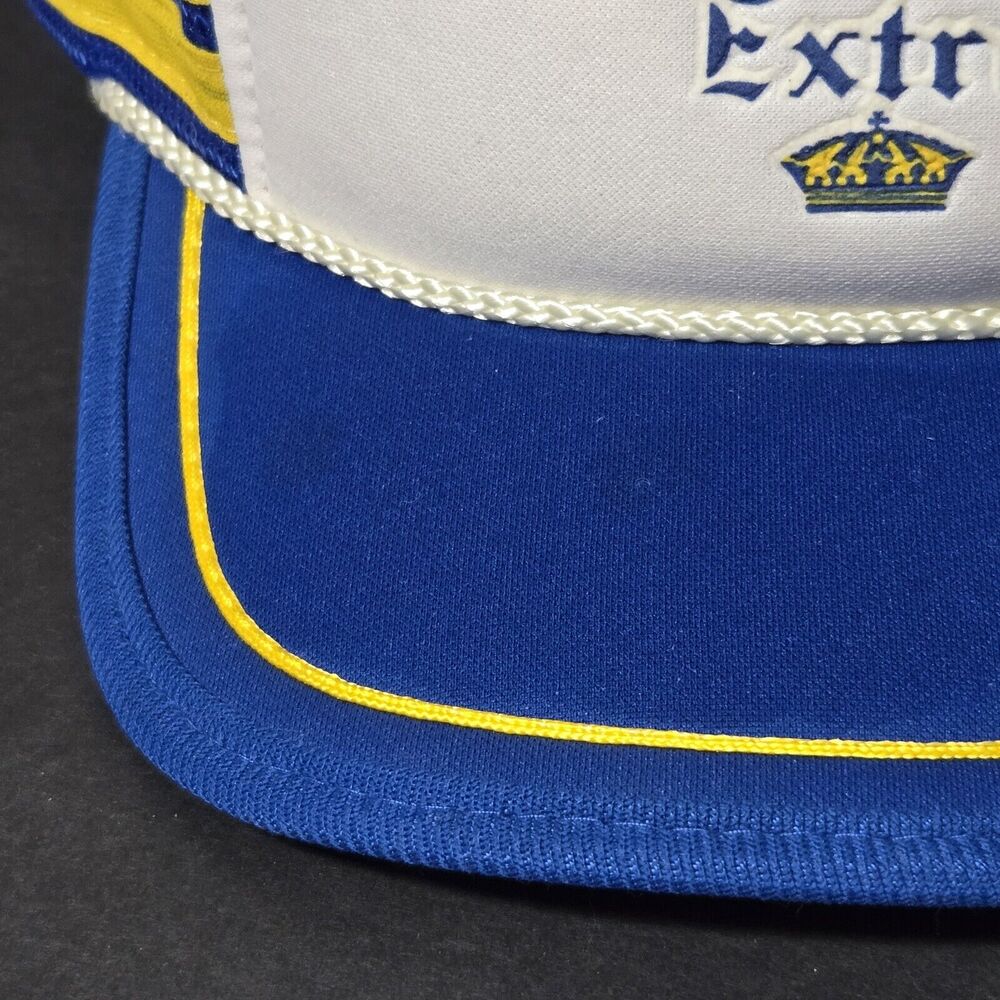 VINTAGE 1990’s‎ Slightly Used Corona Extra Trucker Style Snap Back Hat with Lime - Picture 3 of 12